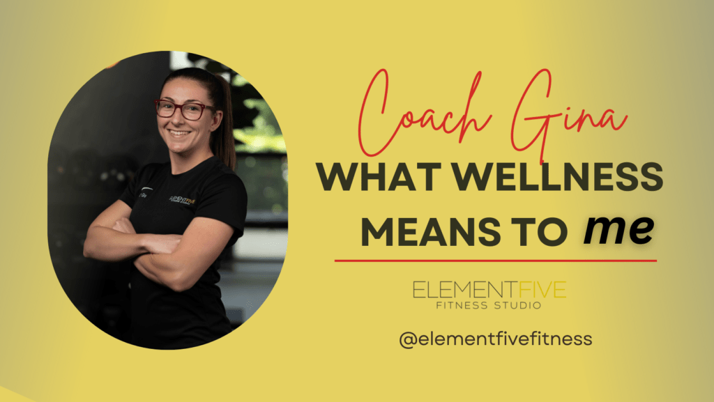 What wellness means to me.